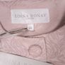 Edina Ronay Blush Pink Embossed Pattern Coat Size L/XL Image 2