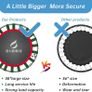 NEW SALE | Foldable Fitness Trampoline - Max Load 220lb/400 lb/450lb, Rebounder with Adjustable Foam Handle Indoor/Outdoor Fitness Body Exercise 48" Image 6