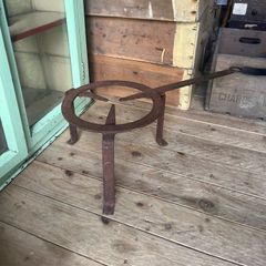 Antique Cast Iron Fire Trivet