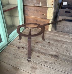 Antique Cast Iron Fire Trivet