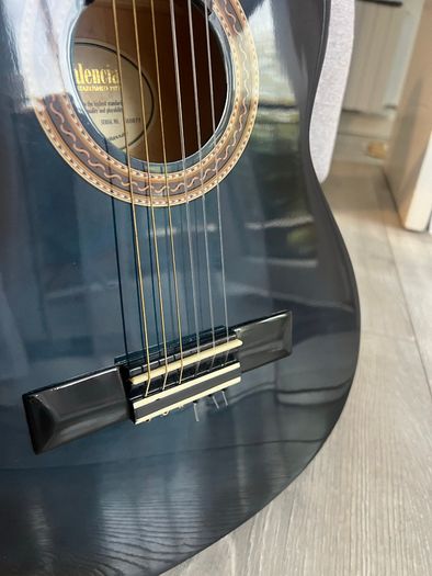 Valencia VC102 Classical Guitar  1/2 Size Blue Sunburst
