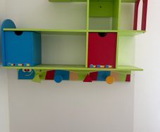 Child's shelves