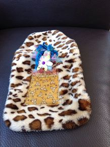 Fancy Hot Water Bottle Holder Cover with Fairy