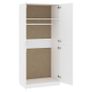 Wardrobe White 90x52x200 cm Image 5