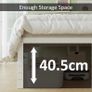 King Size Bed Frame 5ft with Curved Headboard Image 6