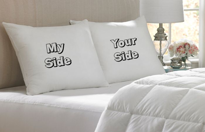 My Side Your Side cushion covers