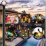 4pack 3M String Light Pole, Metal Outdoor String Light Pole, Suitable for Courtyard,Backyard,Garden,Patio,Party,Wedding Hanging Light Pole,Rustproof and Sturdy with Hooks. Image 3