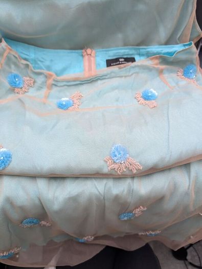 Top and skirt