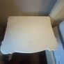 Double Bed Solid Wood Hand Carved Ivory Image 3