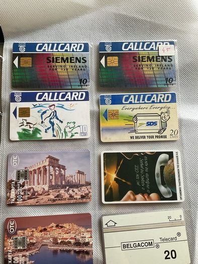 1990's Siemens, SDS, Trinity, Rose of Tralee, City of culture call cards from 1 euro