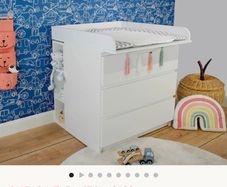 Puckdaddy changing table ikea drawer topper