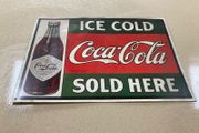 Coca Cola Metal Sign