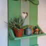 NEW :Rustic Floating Shelf / Coat & Hat Rack Image 2