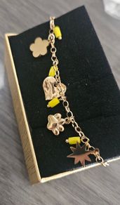 18k gold plated tarnish proof bracelet.  new