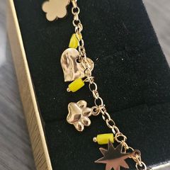 18k gold plated tarnish proof bracelet.  new
