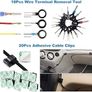 NEW SALE | 342Pcs Trim Removal Tool Kit, Car Panel Door Audio Radio Stereo Removal Tools, Auto Push Pin Bumper Retainer Clip Set/Fastener Terminal Remover Tool/Car Upholstery Repair Pry Kit Auto Clip Plier Image 5