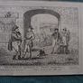 2 x Mid 19th Century Engraved Caricatures by George Cruikshank Image 2