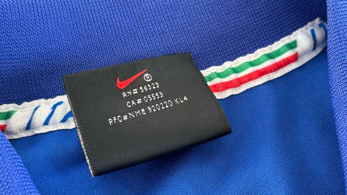 Italy Match Worn Issued Jersey Shirt Italia 96 97 Nike Xl