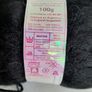 New wool Black 100g double knit Image 2