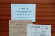 Leinster Stratford lawn tennis club 1940s dance tickets