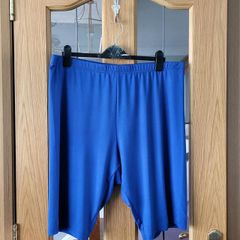Shein blue bicycle shorts, Size 24