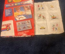 Vintage 80's "Tile Pictures" Art and Craft