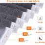 NEW SALE | 3 Pack 90L Clothes Storage Bags Large Storage Box with Lid Packing Boxes for Moving House with Reinforced Handle Thick Fabric Clear Window for Clothes Duvet Blankets Bedding, Grey Image 3
