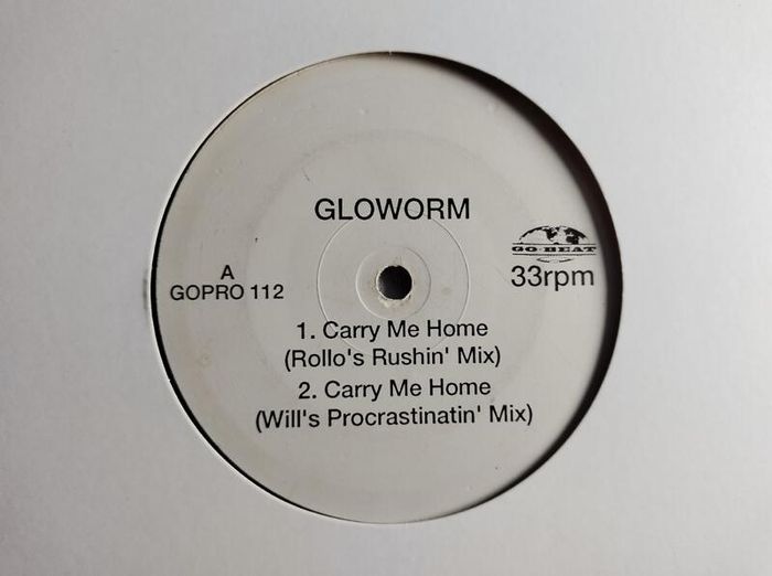 Gloworm - Carry Me Home - Go Beat Records - DJ Promo COPY! Absolutely CLASS 90s HOUSE!