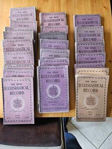 The Irish Ecclesiastical Records X 22. A Monthly Journal Under Episcopal Sanction. 1813-1942. See Photos.