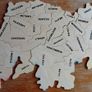 Map of Ireland wooden jigsaw Image 2
