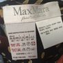 Max Mara Black Dot Print Silk Shoulder Strap Asymmetric Top Image 4