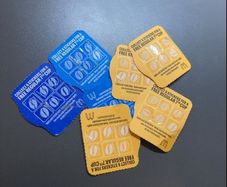 mcdonalds coffee sticker voucher card