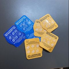 mcdonalds coffee sticker voucher card