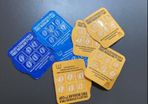 McDonald's coffee sticker voucher cards coupon