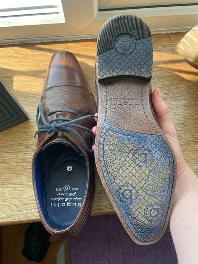 Bugatti men's brown shoes - EU 43 (UK 9/9.5)