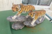 Bengal tiger mother and cub figure free postage