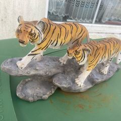 Bengal tiger mother and cub figure free postage