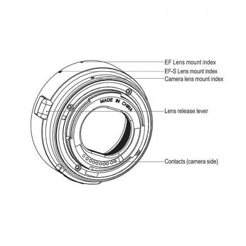 Viltrox Auto Focus EOS Lens Adapter For Canon EF EF-S - EF-M