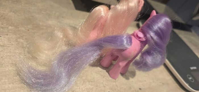 Dup Bundle 2 x Flutter ponies Lily and Honeysuckle MLP G1 My Little Pony