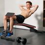 Foldable Weight Bench with Resistance Ropes, Adjustable Dumbbell Bench Sit Up Ab Bench for Multiuse Workout Image 8