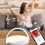 Lamps with Wireless Charger, Touch Lamp Bedside with Bluetooth Speaker, LED Night Light Dimmable Table Lamp for Bedroom Living Room as Phone Holder, Gift for Men Women Home Decor Image 5