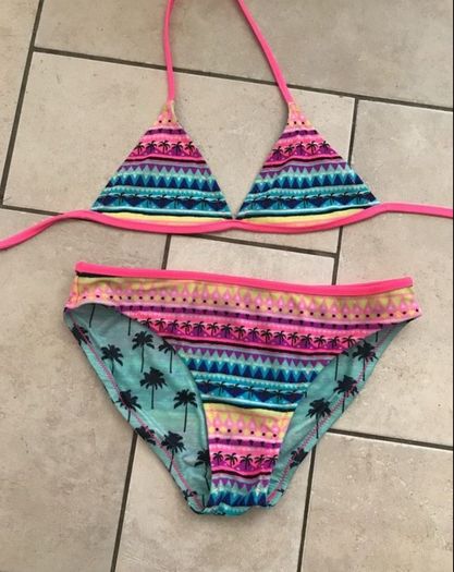 Pretty bikini, reversible 11-12y