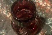 Ruby glass globe lamp free postage