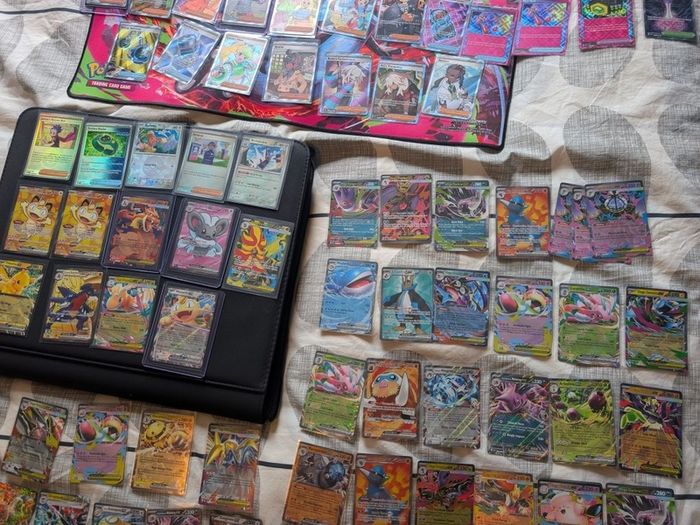 Pokemon Cards Bulk Lot, IR, Trainer Cards, Masterball, Ex, Charizard, Meowth, Pikachu