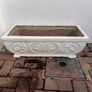 Stone concrete rectangular planters x 4 Image 4