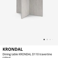 Jysk Krondal round dining table