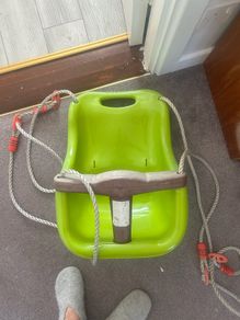 Bundle Kids Garden Swing Accessories. Baby Seat, Rope Ladder and Climbing Rope