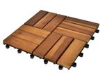 Decking Tiles 30 x 30 cm Acacia Set of 20