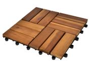 Decking Tiles 30 x 30 cm Acacia Set of 20