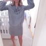 Zara Grey Mini Dress - Size 6/8 Image 3